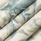 Aqua Stain Resistant Performance Pet Friendly Floral Botanical Linen Look Print Upholstery Fabric by The Yard - SKU: Brixton Mist